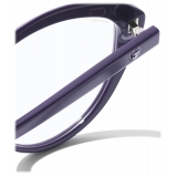 Chanel - Occhiali Cat Eye Luce Blu - Viola - Chanel Eyewear