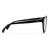 Chanel - Cat Eye Blue Light Glasses - Black - Chanel Eyewear