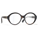 Chanel - Occhiali Rotondi Luce Blu - Nero - Chanel Eyewear