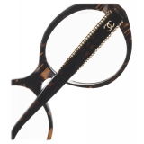 Chanel - Occhiali Rotondi Luce Blu - Nero - Chanel Eyewear