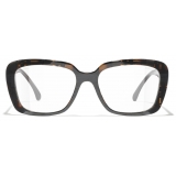 Chanel - Occhiali Rettangolari Luce Blu - Nero - Chanel Eyewear