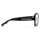 Chanel - Occhiali Quadrati Luce Blu - Nero - Chanel Eyewear