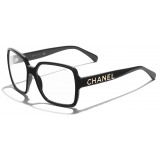 Chanel - Occhiali Quadrati Luce Blu - Nero - Chanel Eyewear