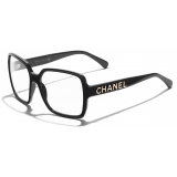 Chanel - Square Blue Light Glasses - Black - Chanel Eyewear