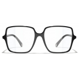 Chanel - Occhiali Quadrati Luce Blu - Nero - Chanel Eyewear