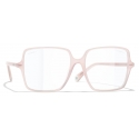 Chanel - Square Blue Light Glasses - Light Pink - Chanel Eyewear