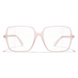 Chanel - Occhiali Quadrati Luce Blu - Rosa Chiaro - Chanel Eyewear