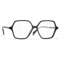 Chanel - Occhiali Quadrati Luce Blu - Nero - Chanel Eyewear