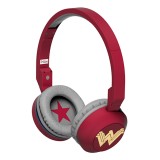 Tribe - Wonder Woman - DC Comics - Headphones with Foldable Microphone - 3.5 mm Jack - Smartphone, PC, PS4, Xbox