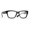 Chanel - Occhiali Rettangolari Luce Blu - Nero - Chanel Eyewear