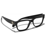 Chanel - Rectangular Blue Light Glasses - Black - Chanel Eyewear