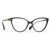 Chanel - Cat Eye Blue Light Glasses - Black - Chanel Eyewear