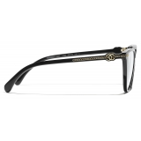 Chanel - Cat Eye Blue Light Glasses - Black - Chanel Eyewear