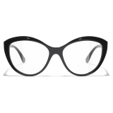 Chanel - Cat Eye Blue Light Glasses - Black - Chanel Eyewear