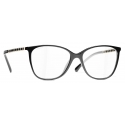 Chanel - Occhiali Quadrati Luce Blu - Nero - Chanel Eyewear