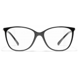 Chanel - Occhiali Quadrati Luce Blu - Nero - Chanel Eyewear