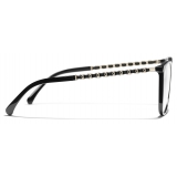 Chanel - Occhiali Quadrati Luce Blu - Nero - Chanel Eyewear