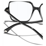 Chanel - Square Blue Light Glasses - Black - Chanel Eyewear