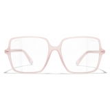 Chanel - Square Blue Light Glasses - Light Pink - Chanel Eyewear