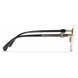 Chanel - Occhiali a Farfalla Luce Blu - Oro Chiaro - Chanel Eyewear