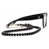 Chanel - Occhiali a Farfalla Luce Blu - Nero - Chanel Eyewear