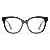 Chanel - Occhiali a Farfalla Luce Blu - Nero - Chanel Eyewear