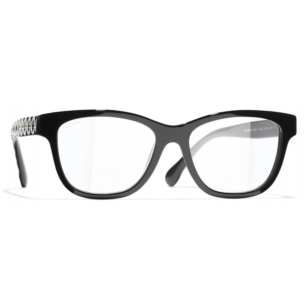 Chanel - Square Blue Light Glasses - Black - Chanel Eyewear