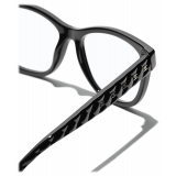 Chanel - Square Blue Light Glasses - Black - Chanel Eyewear