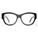 Chanel - Occhiali Quadrati Luce Blu - Nero - Chanel Eyewear