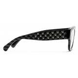 Chanel - Occhiali Quadrati Luce Blu - Nero - Chanel Eyewear