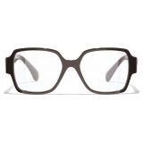 Chanel - Square Blue Light Glasses - Brown - Chanel Eyewear