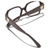 Chanel - Square Blue Light Glasses - Brown - Chanel Eyewear