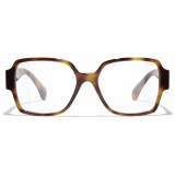 Chanel - Occhiali Quadrati Luce Blu - Tartaruga - Chanel Eyewear