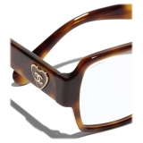 Chanel - Square Blue Light Glasses - Tortoise - Chanel Eyewear