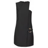 Pinko - Swallow Detail Dress - Black - Dress - Made in Italy - Luxury Exclusive Collection