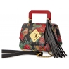 Kristina MC - Cloe Small Red Roses - Artigianale in Pelle