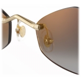 Cartier - Almond - Gold Gradient Grey Lenses - Panthère de Cartier Collection - Sunglasses - Cartier Eyewear