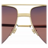 Cartier - Pilot - Gold Blue Pink Lenses - Première de Cartier Collection - Sunglasses - Cartier Eyewear