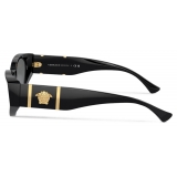 Versace - Occhiale da Sole Cat Eye Medusa Legend - Nero Grigio Scuro - Occhiali da Sole - Versace Eyewear