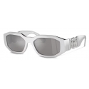 Versace - Medusa Biggie Chrome Sunglasses - Silver - Sunglasses - Versace Eyewear
