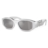 Versace - Medusa Biggie Chrome Sunglasses - Silver - Sunglasses - Versace Eyewear