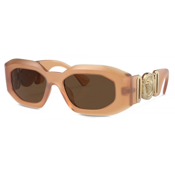 Versace - Maxi Medusa Biggie Sunglasses - Opal Beige - Sunglasses - Versace Eyewear