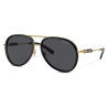 Versace - Medusa Roller Pilot Sunglasses - Black Gold Dark Grey - Sunglasses - Versace Eyewear