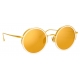 Linda Farrow - Occhiali da Sole Ralph & Russo Watson Round in Crema - LFL1119C6SUN - Linda Farrow Eyewear
