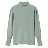 Twinset - Dolcevita in Cashmere - Verde Salvia - Maglieria - Made in Italy - Luxury Exclusive Collection