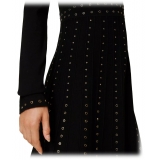 Twinset - Short Dress with Studs Detail - Black - Dress - Made in Italy - Luxury Exclusive Collection