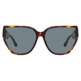Linda Farrow - Sabine Oversized Sunglasses in Tortoiseshell - LFL1298C2SUN - Linda Farrow Eyewear