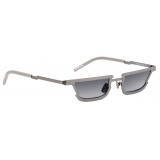 Portrait Eyewear - June Silver - Sunglasses - Handmade in Italy - Exclusive Luxury Collection