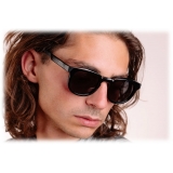Portrait Eyewear - The Mentor Nero - Occhiali da Sole - Realizzati a Mano in Italia - Exclusive Luxury