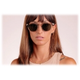 Portrait Eyewear - The Mentor Cristallo - Occhiali da Sole - Realizzati a Mano in Italia - Exclusive Luxury